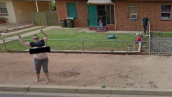 Hero woman flashes Google Street View car, calls out her 